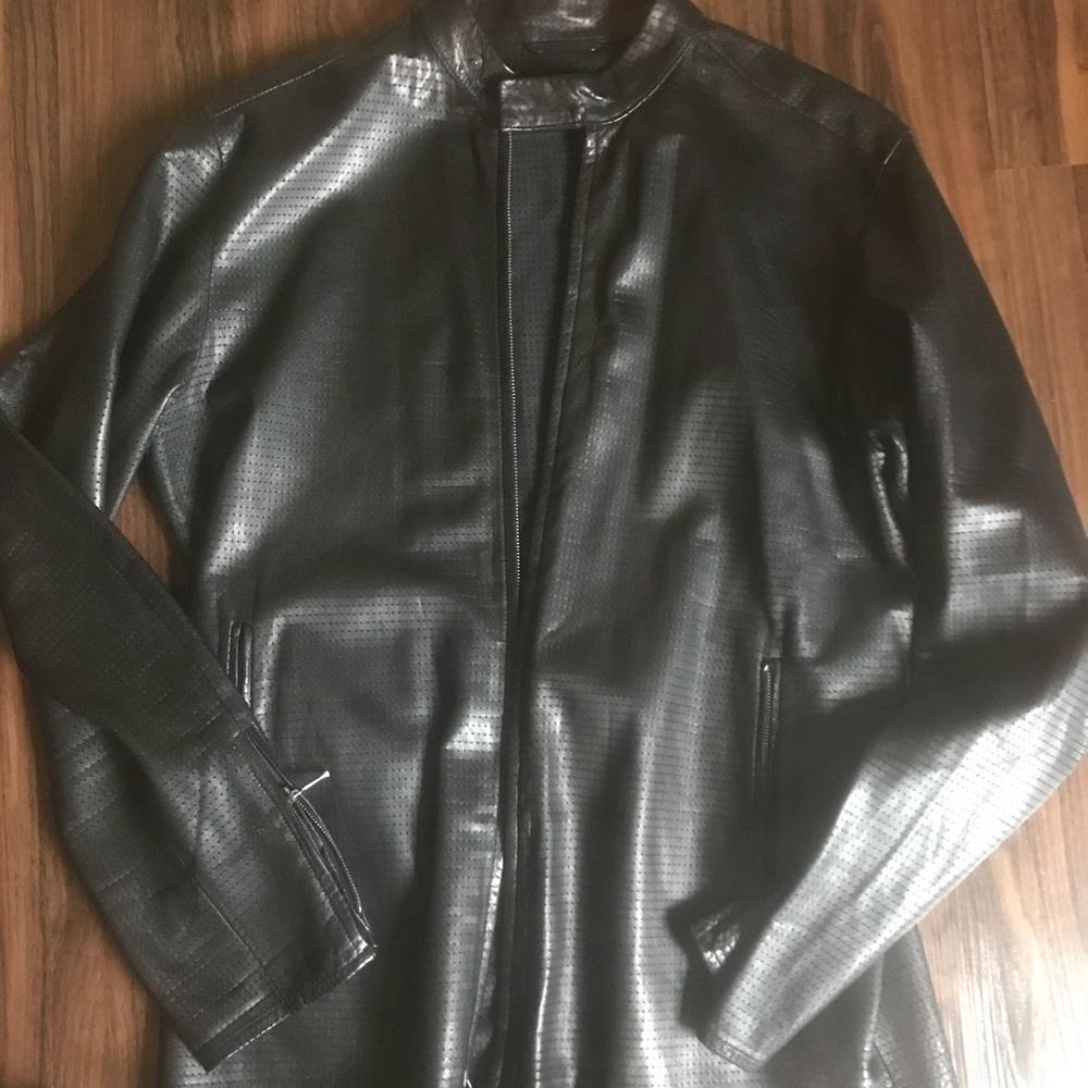 Ralph Lauren purple label leather jacket.